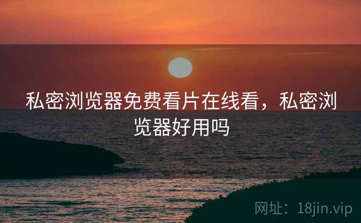 私密浏览器免费看片在线看，私密浏览器好用吗