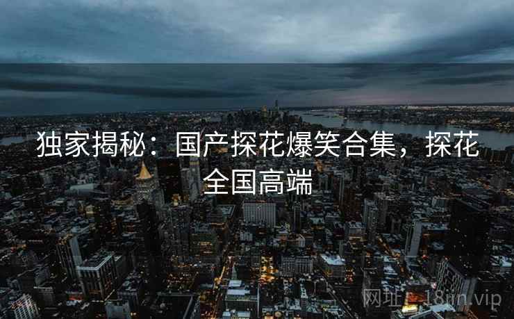 独家揭秘：国产探花爆笑合集，探花全国高端