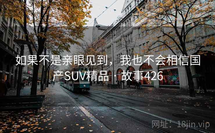 如果不是亲眼见到，我也不会相信国产SUV精品 · 故事426  第2张