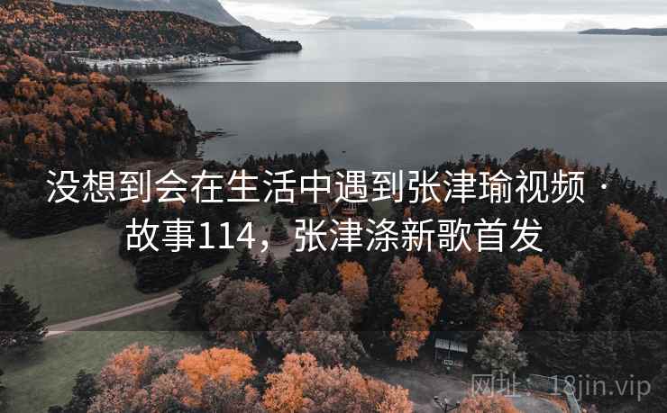没想到会在生活中遇到张津瑜视频 · 故事114，张津涤新歌首发